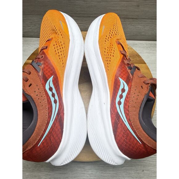 Saucony Men\'s Ride 16 Marigold/Lava Running Shoes S20830-25 Size 9 main image 9
